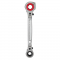 Milwaukee Lineman's 5in1 Ratcheting Wrench with Milled Face